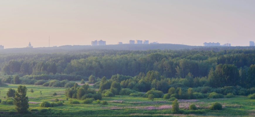 Вид на Челябинск