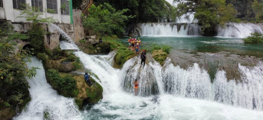 Cascadas de Micos в Мексике
