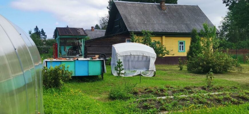 Огород на участке