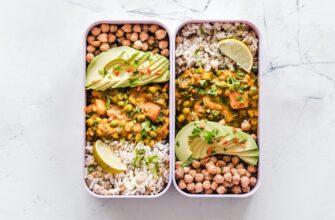 Ланчбокс с бобовыми и полезными жирами